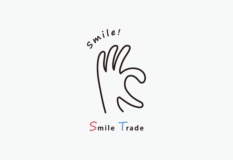 ボランティア「Smile Trade」のロゴと販促物を制作