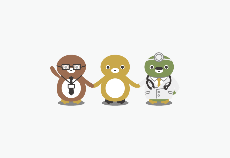 藤枝版認知症の本人ガイドのキャラクターを制